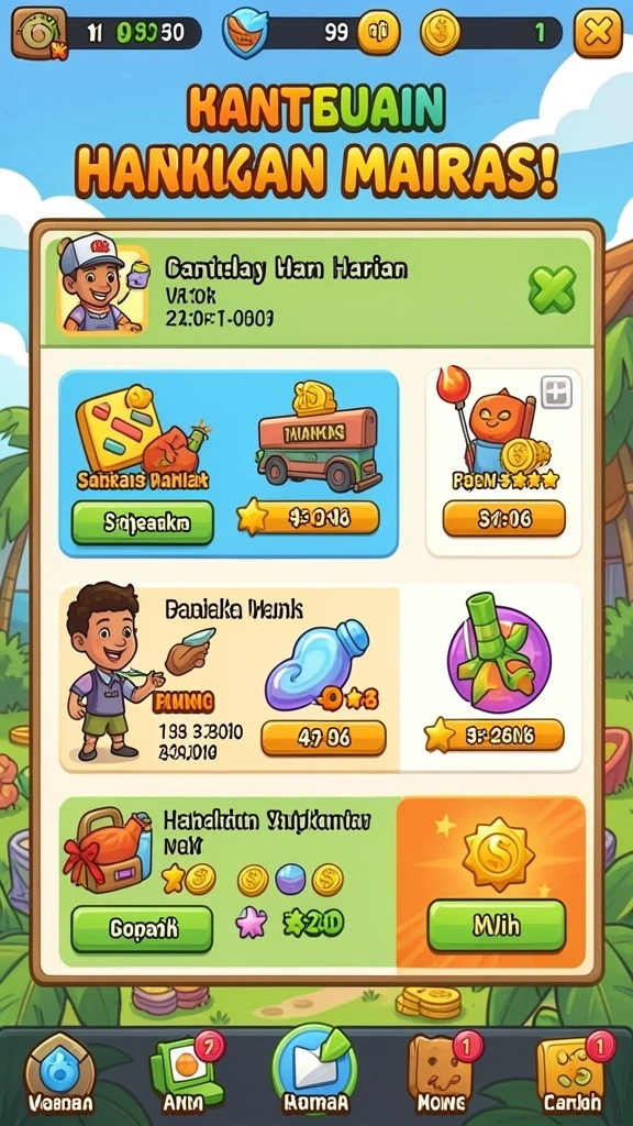 Antarmuka yang intuitif memudahkan navigasi.