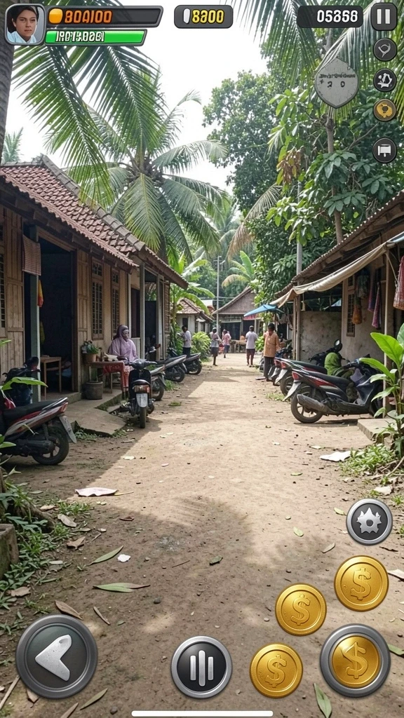 Tangkapan layar memperlihatkan komunitas dan fitur interaksi pemain.