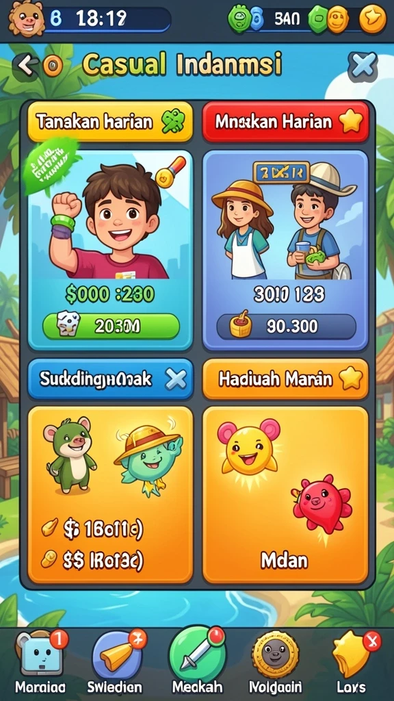 Fitur bonus yang menarik dan menguntungkan.