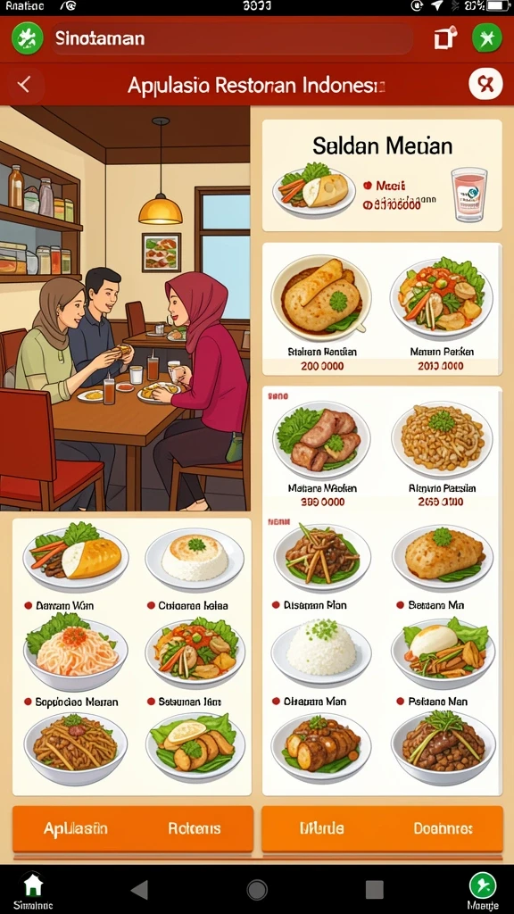 Karakter unik dengan kemampuan berbeda-beda.