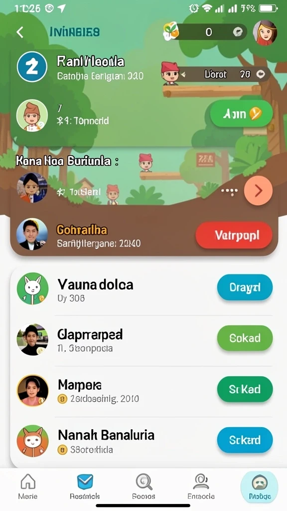 Grafis yang dinamis dan efek suara yang memukau.