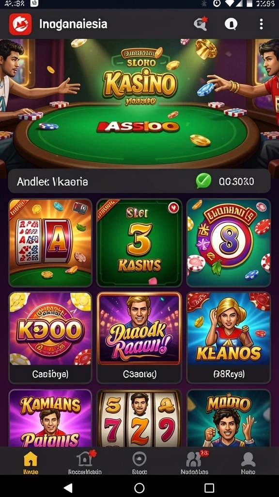 Tampilan level permainan yang penuh warna dan atraktif.