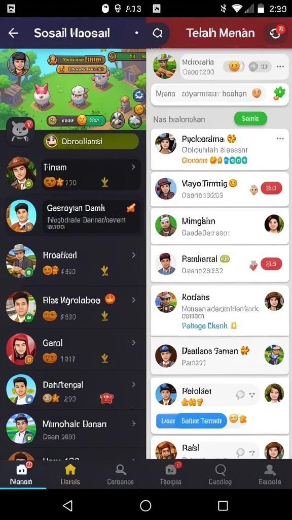 Berbagai karakter yang menarik untuk dipilih dan dimainkan.