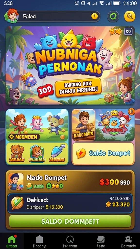 Fitur multiplayer yang memungkinkan bermain bersama teman.
