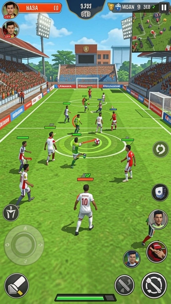 Fitur multiplayer yang memungkinkan interaksi dengan teman.