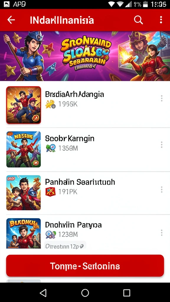 Statistik hasil permainan yang membantu pemain.