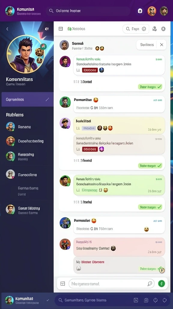 Berbagai pilihan permainan yang menantang.