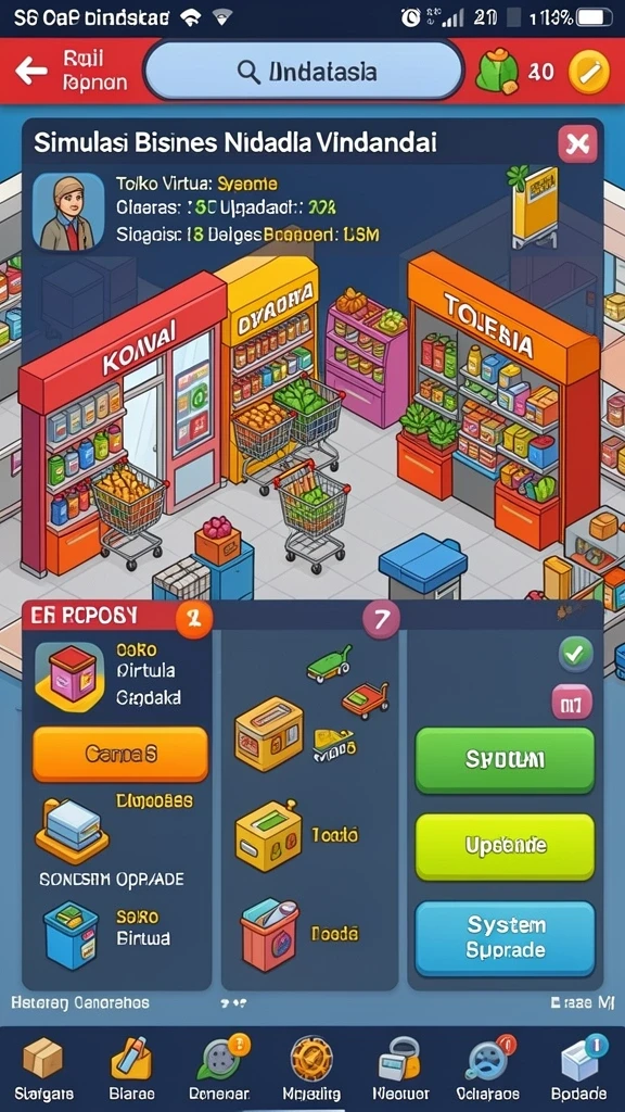 Tampilan utama FAV77 yang atraktif dan intuitif.