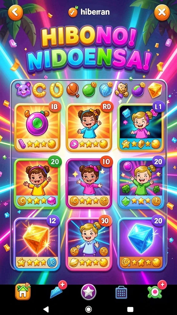 Screenshot menunjukkan tampilan karakter utama dalam petualangan.