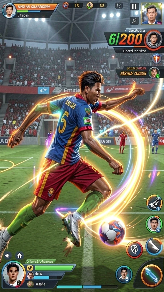 Screenshot menampilkan salah satu level yang penuh tantangan.