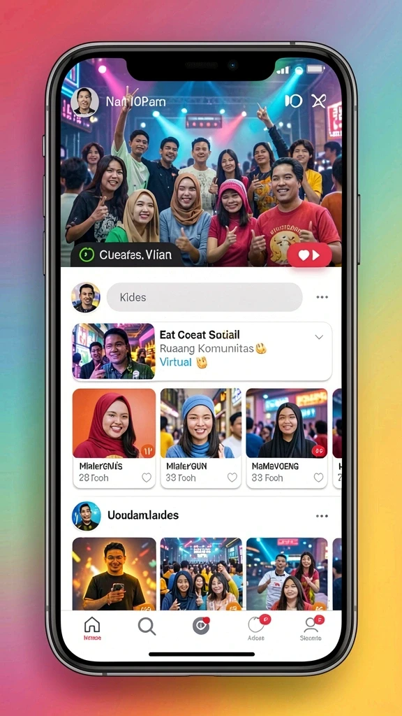 Screenshot menunjukkan menu upgrade karakter yang menarik.