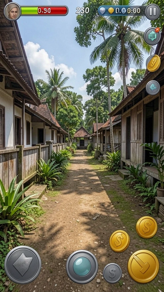 Efek suara realistis yang menambah keseruan bermain.