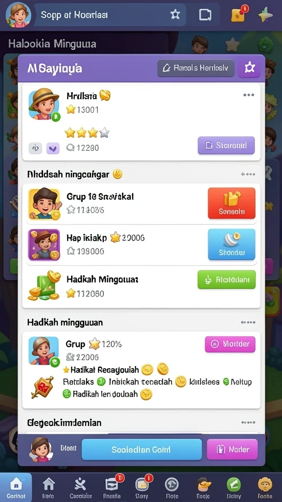 Antarmuka pengguna yang intuitif dan menarik.