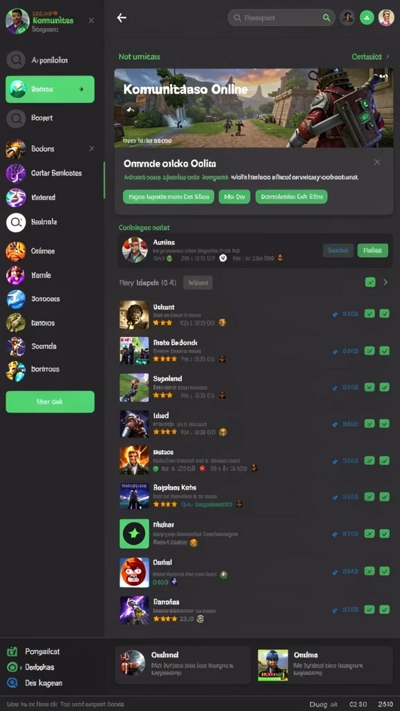 Berbagai tema permainan slot yang mengasyikkan.
