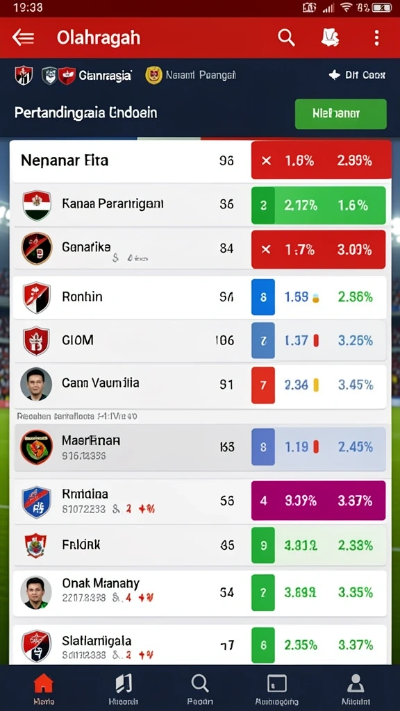 Fitur voting interaktif untuk penggemar.