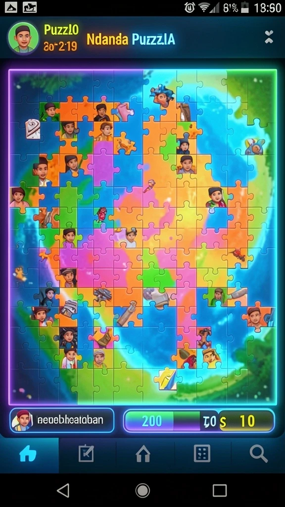 Screenshot saat memasuki arena kompetisi dengan pemain lain.