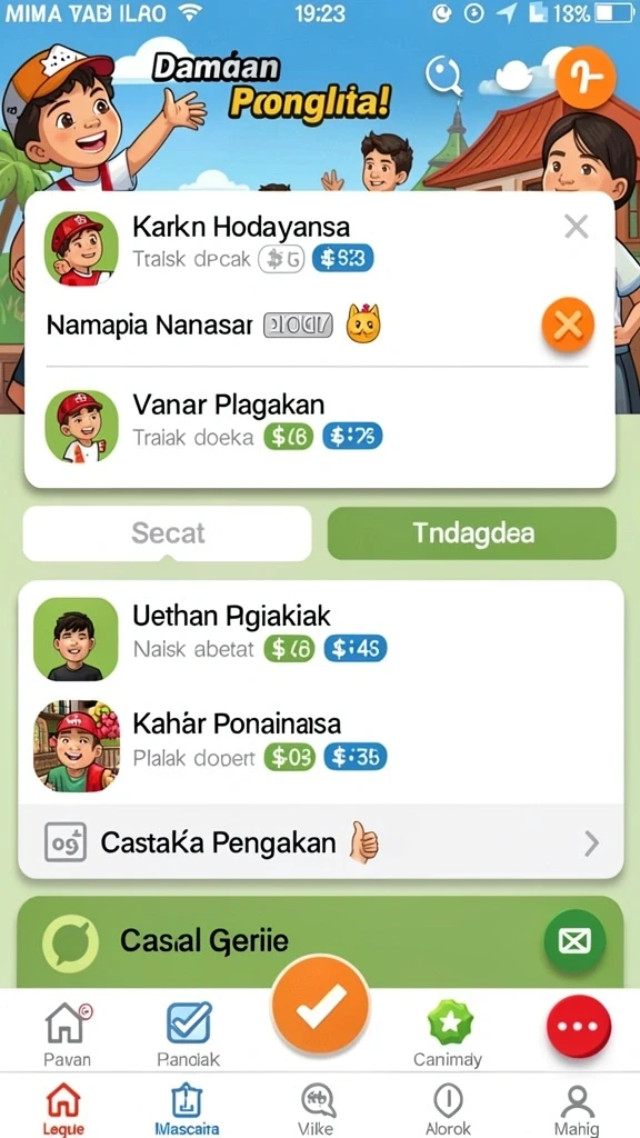 Tampilan antarmuka utama KILAUWIN yang menarik.