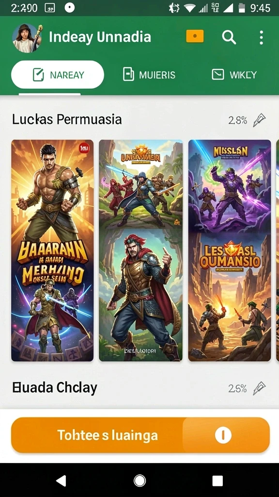 Berbagai tema menarik yang bisa dipilih sesuai selera.