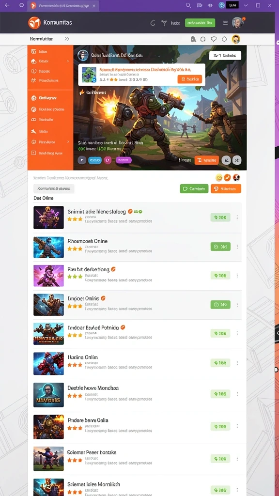 Banyak pilihan game menyenangkan yang bisa dipilih.