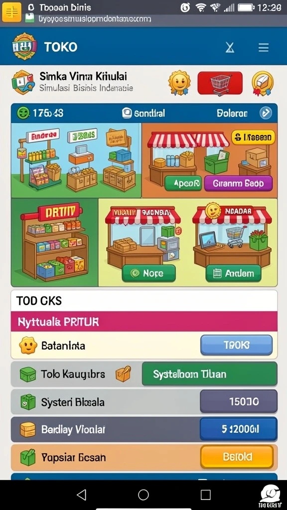 Tampilan utama permainan MEGASLOTO yang menarik.
