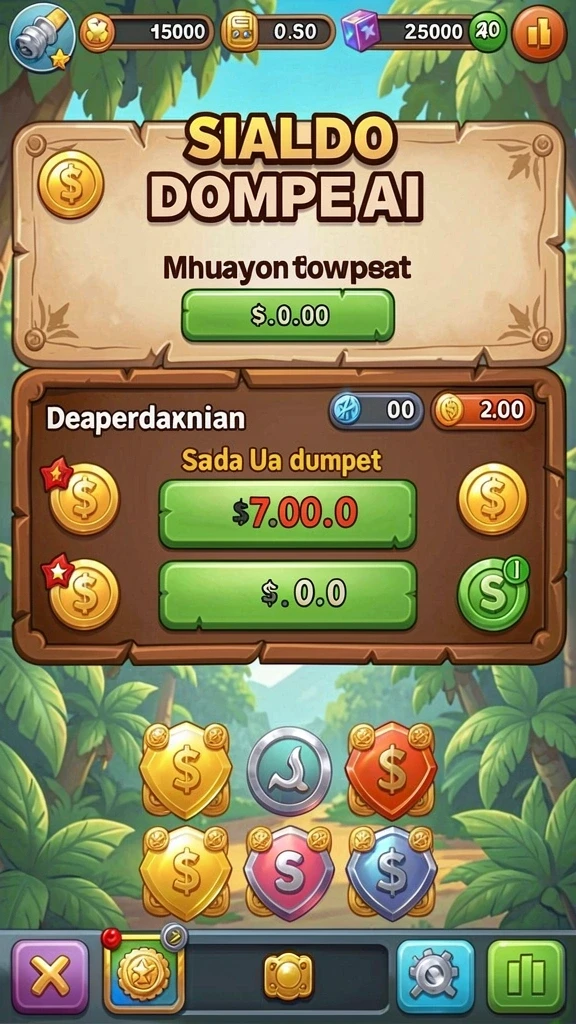 Tampilan permainan yang memukau dan menarik.