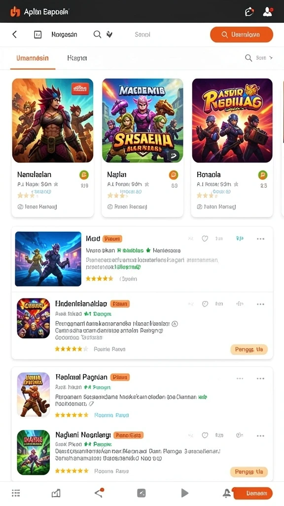 Mode permainan yang beragam untuk dipilih.