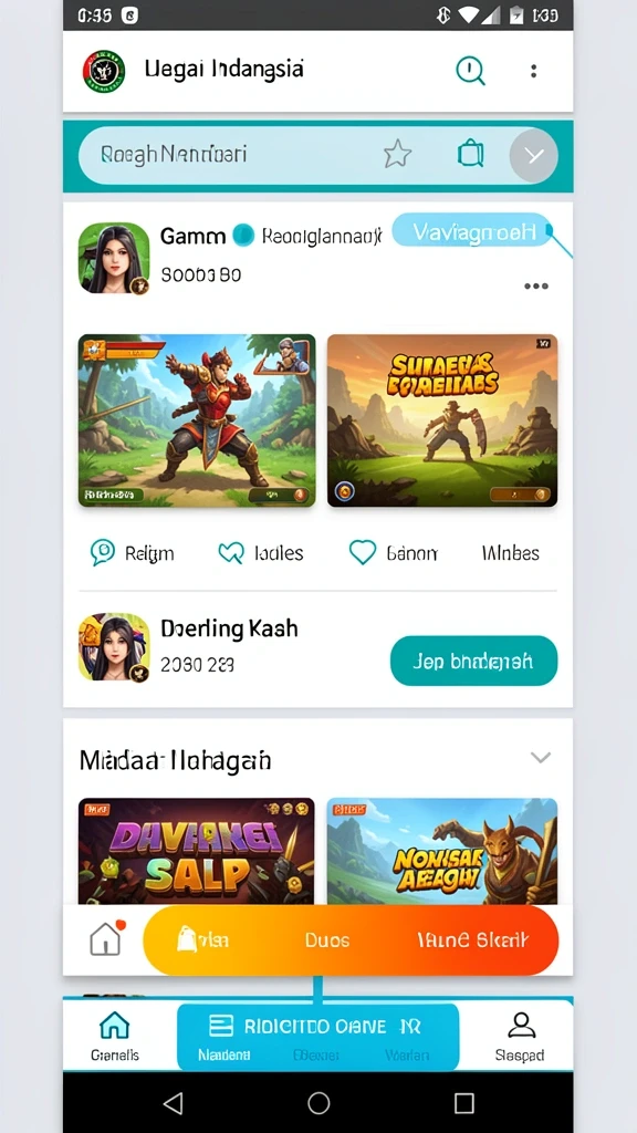 Karakter dengan keahlian unik siap bertempur.