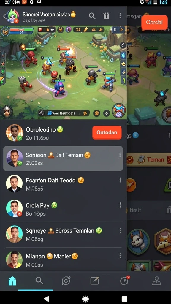 Mode permainan yang bervariasi dan penuh tantangan.