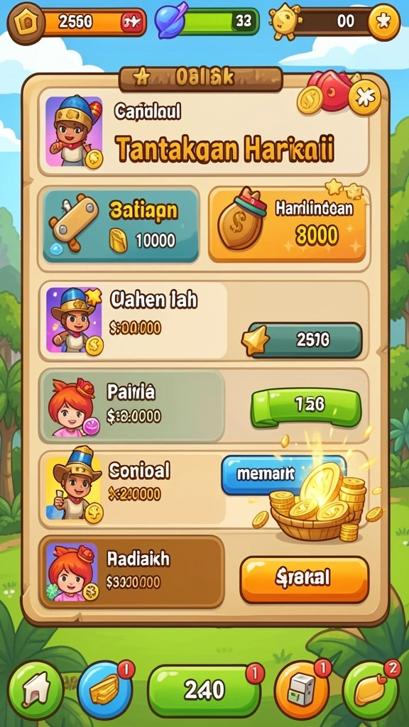 Tampilan antarmuka yang ramah pengguna.