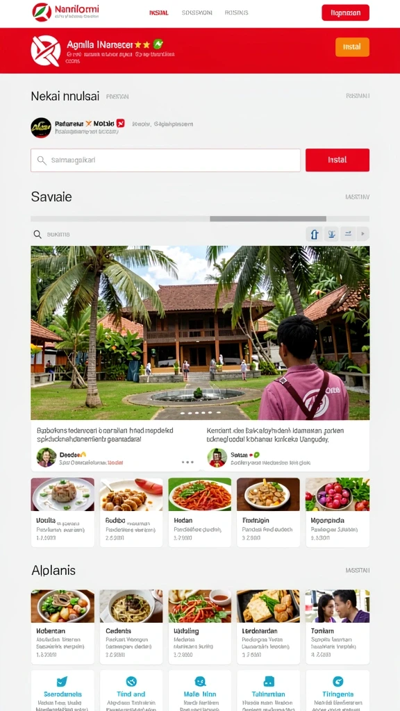 Tampilan utama aplikasi REKOR777 yang menarik.