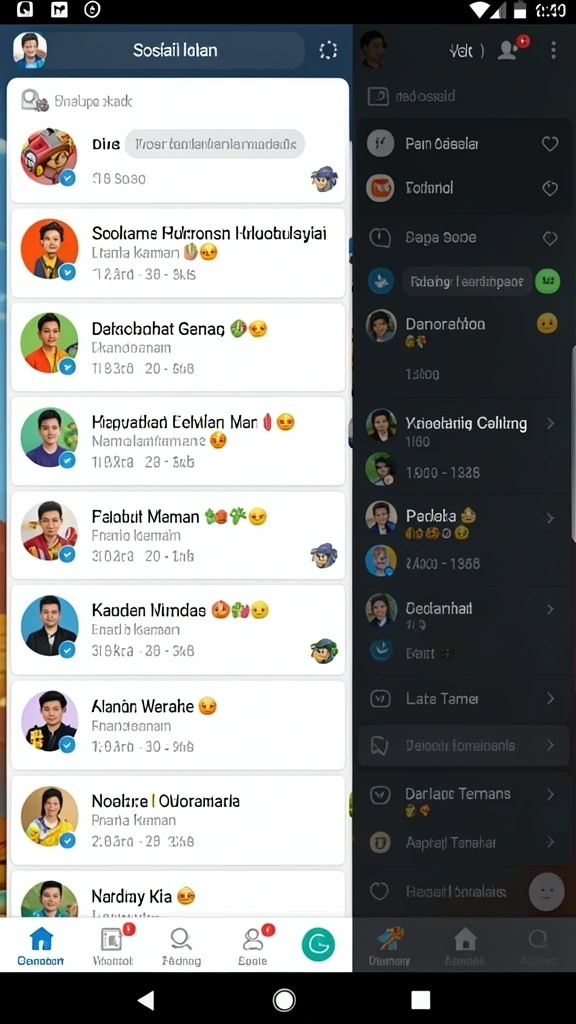 Sistem turnamen dengan hadiah menarik.