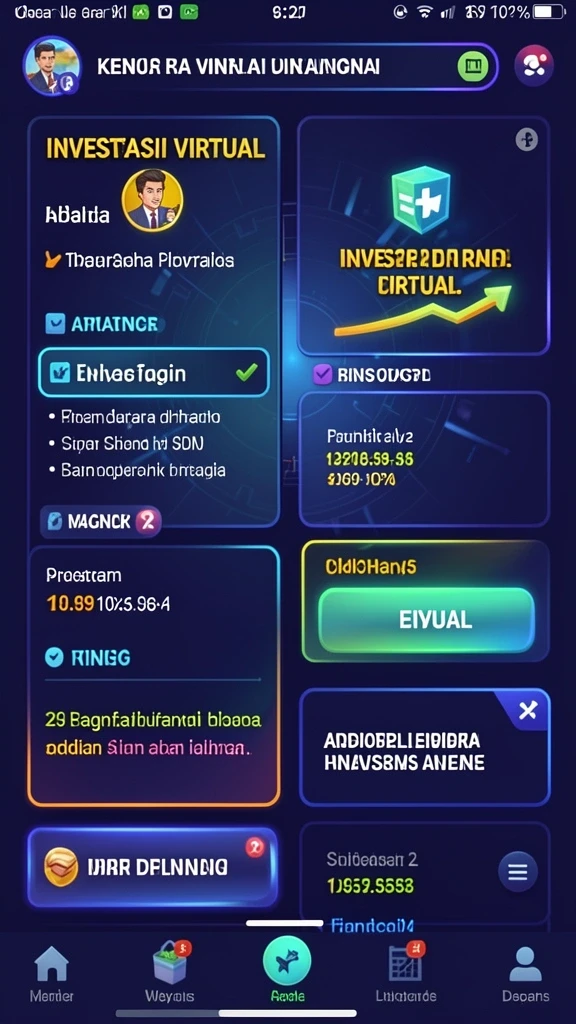 Tangkapan layar pertama menunjukkan karakter utama dalam petualangan.