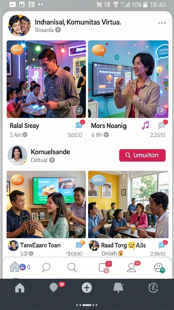 Tampilan antarmuka yang menarik dan mudah digunakan.