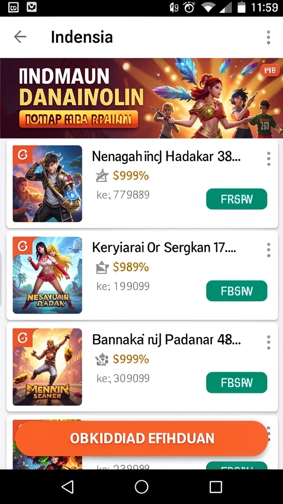 Tangkap momen aksi menarik dalam permainan.