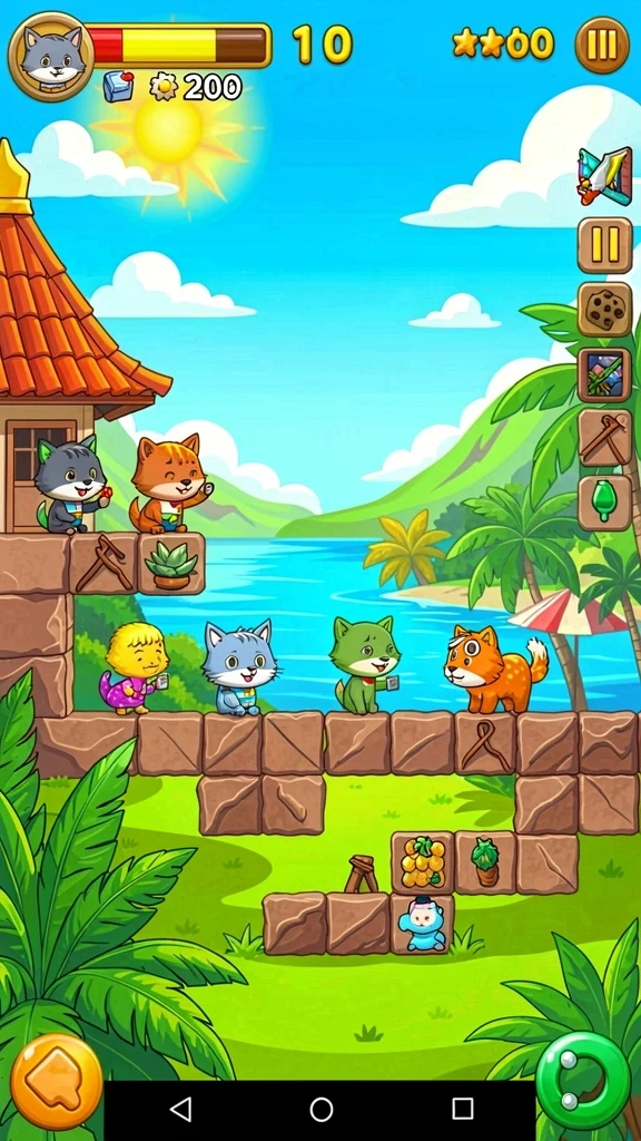 Mode multiplayer yang seru, bermain dengan teman.