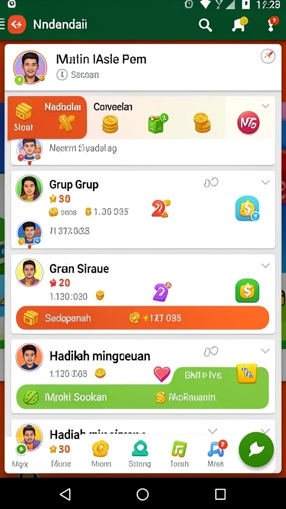 Sistem reward yang menyenangkan untuk pemain.